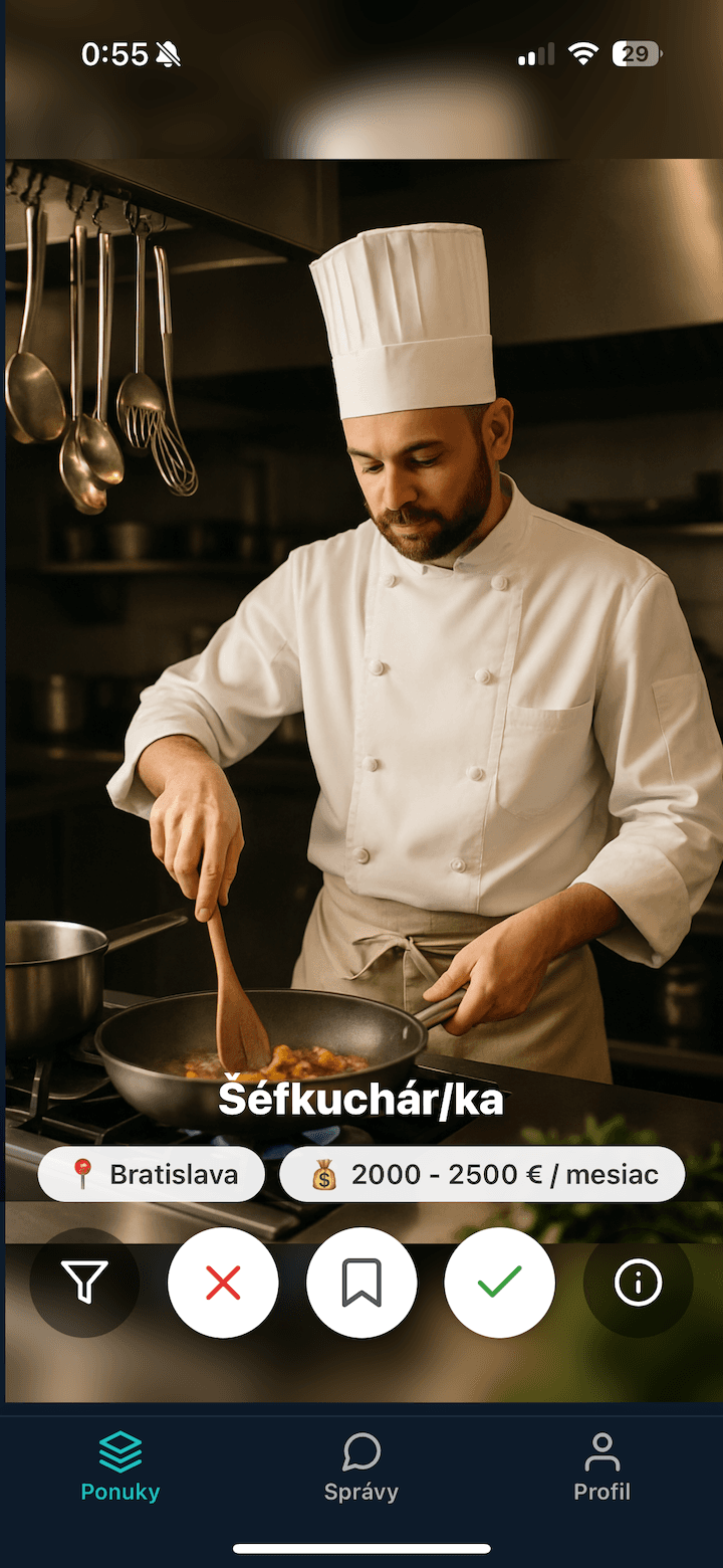 FlekArena – ukážka mobilnej aplikácie